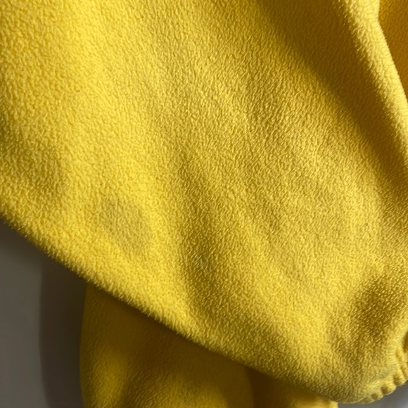 Vintage GANT USA Fleece Pullover Yellow Quarter Zip - Picture 8 of 8